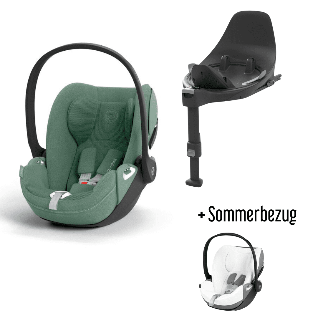 CYBEX Cloud T i-Size Plus dark green Babyschale inkl. Base T + Sommerbezug  – CYBEX Cloud T i-Size Plus dark green Babyschale inkl. Base T + Sommerbezug bei babybrands.de kaufen ✓ sicher, einfach & bequem online bestellen ✓